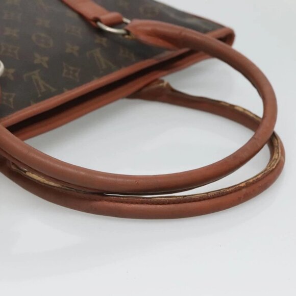 LOUIS VUITTON Monogram Sac Weekend PM Hand Bag M42425 LV Auth - Picture 10 of 16